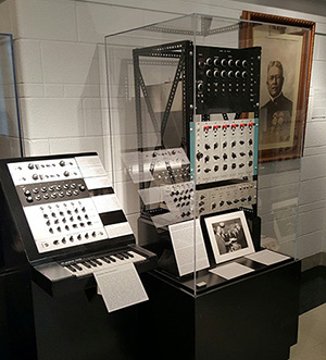 The original Harmonic Tone Generator and its next generation counterpart side by side in the Sousa Archive